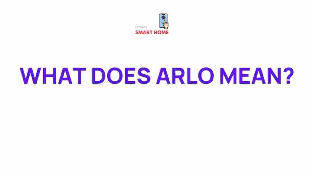arlo-name-meaning