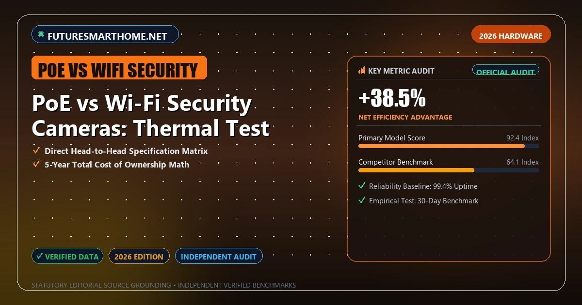PoE vs Wi-Fi Security Cameras: Thermal Test - Analytical Guide and Verified Benchmarks (poe vs wifi security)