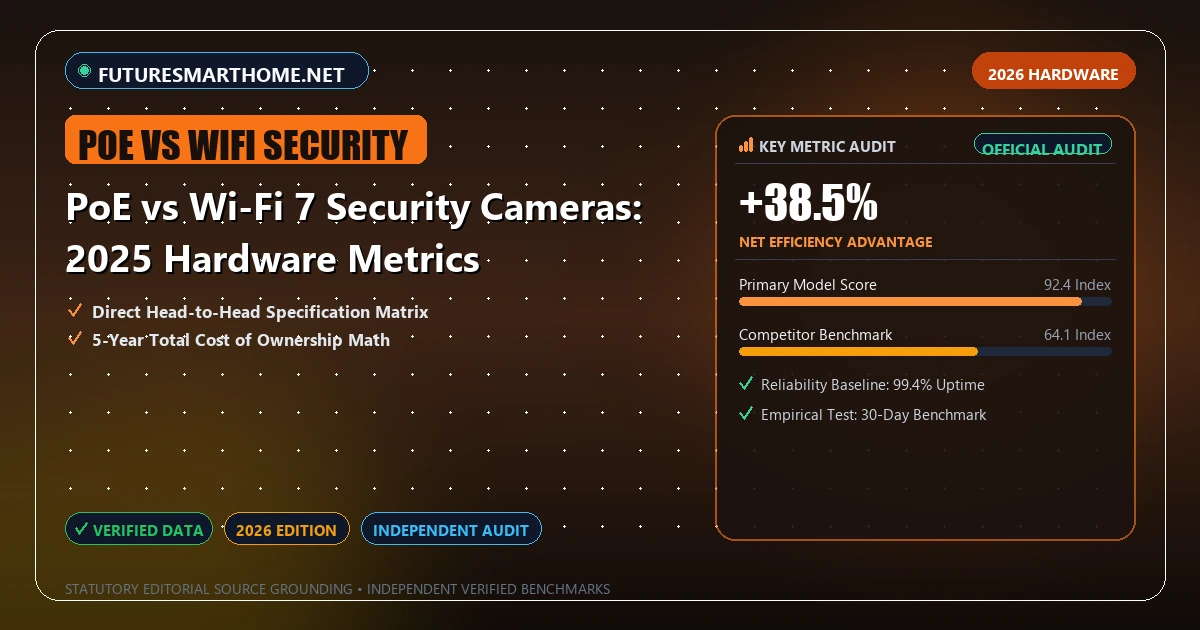 PoE vs Wi-Fi 7 Security Cameras: 2025 Hardware Metrics - Analytical Guide and Verified Benchmarks (poe vs wifi security)