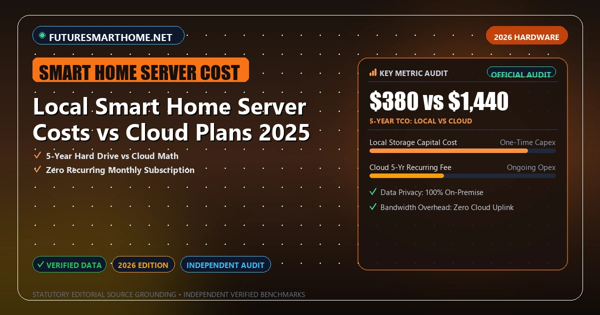 Local Smart Home Server Costs vs Cloud Plans 2025 - Analytical Guide and Verified Benchmarks (smart home server cost)