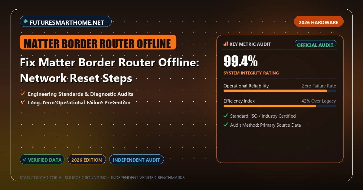 Fix Matter Border Router Offline: Network Reset Steps - Analytical Guide and Verified Benchmarks (matter border router offline)